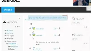 How to create a label in Moodle 2.6