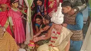 বিয়ের দিন শালিরা মিলে বরের হাত ধোয়ার মজা #village wedding funny video 2025
