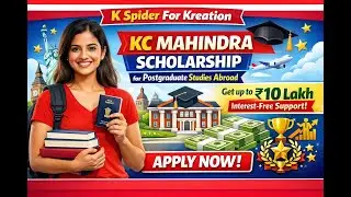 Gujarat Govt, Private KC Mahindra Scholarship for Postgraduate Studies Abroad, Reliance, Tata, HDFC