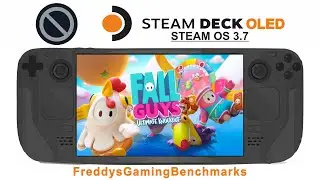 Fall Guys on Steam Deck OLED with Steam OS 3.7