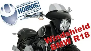 Verkleidungsscheibe Windshield Batwing BMW R18 by HORNIG