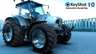 KeyShot Realistic Car Rendering  Trator Lamborghini Nitro