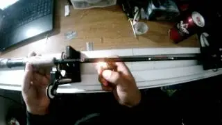 How to remove epoxy from fishing rod