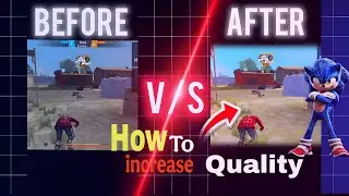 Low Quality Gaming Video ko HD Kaise Banaye? 😍 BEFORE vs AFTER