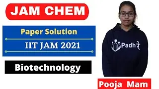 IIT JAM Biotechnology 2021 Paper Solution || Biotechnology || IIT JAM 2021 Paper Solution | jam 2022