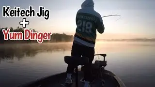 KEITECH MODEL I JIG & YUM DINGER TRAILER!
