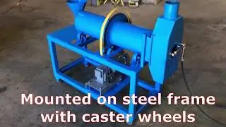 Rotary Dryer in Action | 8 in x 36 in Dryer