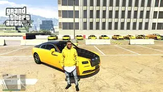 DRIVING A ROLLS ROYCE WRAITH (YELLOW CAR COLLECTION) | GTA V REAL LIFE MOD PH