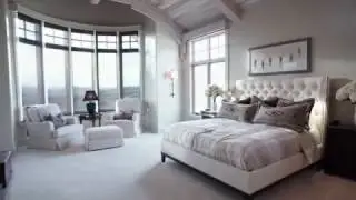 Master Bedroom in Tuhaye, Park City, Utah.