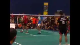 Lee Chong Wei, Taufik Hidayat partner in doubles very funny