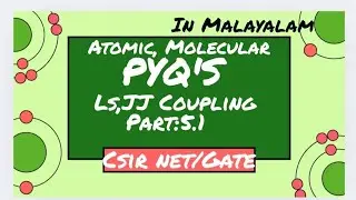 PYQ'S | Ls & JJ Coupling | In Malayalam #csirnetphysics #gate 