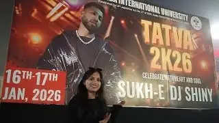 NIU University Fest 2k26 🎉 | Live Performance by Sukh-E Singer | Full Enjoyment Vlog#@Jitil yadav 