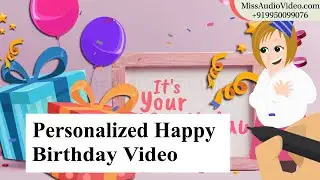 ✅ Custom Birthday Video || Personalized Birthday Video || Best Creative Birthday Video Creation