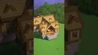 Minecraft Ultimate Starter House 🏡 Use 3D guide and download on Heybuilds.com link in my profile 🔥