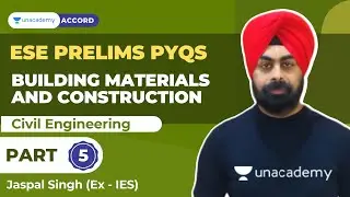 PYQs on Building Materials And Construction - 5 | ESE Prelims | Civil | Jaspal Singh