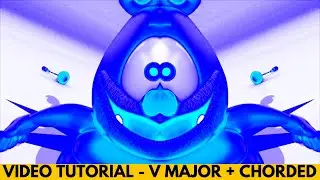 (Video Tutorial) V MAJOR + CHORDED EFFECT Gummy Bear Gummibär Song & clips  - Visual & Audio EFFECTS