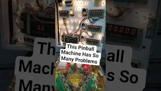 Trying To Fix My $50 Pinball Machines Ghosts #restoration #arcade #retro #repair #pinball