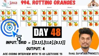 994. Rotting Oranges | LeetCode 75 | Solution in Hindi 🔥