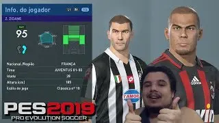 TIMES E SELE&Ccedil;&Otilde;ES LEGENDS NO MELHOR OPTION FILE DO PES 2019!