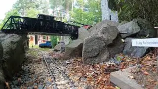 Rundfahrt auf meiner LGB Gartenbahn (August 21)