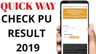 Karnataka PU 2nd year Result 2019| April 15 at 11:30 to 12:00 | www.karresults.nic.in