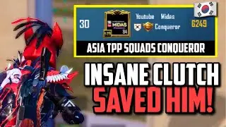 SAVED LEADERBOARD CONQUEROR MIDAS ON HIS LIVE STREAM!! | PUBG Mobile