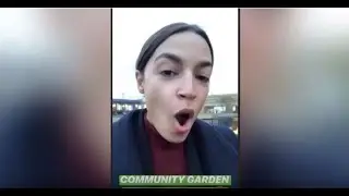 AOC SHOCKED Discovers That Food Plants Grow in Dirt