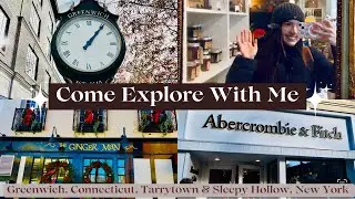 Exploring Greenwich, CT & Tarrytown, NY 💜 🐎 ☕️