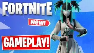 Fortnite Battle Royale -- Charlotte skin full combo gameplay