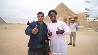 iShowSpeed Gets Stream Sniped At The Egyptian Pyramids 😂