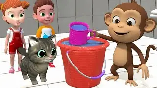 Monkey taking bath in cold weather | Pagal Babu | Chintu Mummy cartoon | (desi comedy video) @CSB...