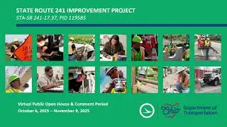 SR 241/Shuffel Street Intersection Safety Improvements - Virtual Open House Presentation Video