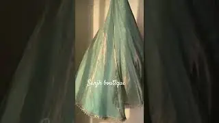 glassilk suit with mirror lace #fashion #partywearsuits