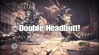 Radobaan VS Uragaan Double Headbutt!! - Monster Hunter World Funny Moment