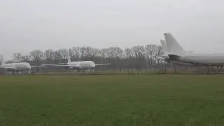 Packed KLM Cityhopper E195-E2's at Twente Airport