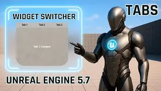 How to Make Clean Switchable Tabs in Unreal Engine 5.7 (Widget Switcher Guide)
