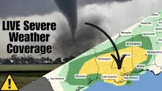 LIVE Severe Weather Coverage - Dangerous tornadoes, hail, and damaging winds expected