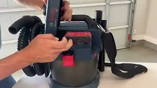 BOSCH GAS18V 3N 18V 1 6 gallon Vacuum Bare Tool Review, Lightweight vacuum great for job sites and