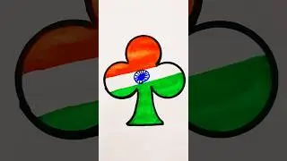 Easy FLAG drawing |#shorts #trending #ytshorts #drawing #DrawingWithChiku #viral ##tutorial #art