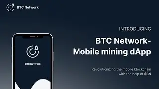 #BTCNETWORK Mobile #cloudmining dApp, Start  #mining our native coin #BNCOIN $BN  by #BTCCORETEAM 