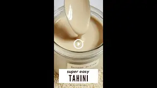One Ingredient Tahini in Minutes