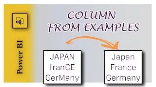 Power BI Desktop - Column from Examples
