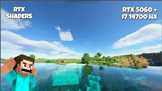 Minecraft Shaders Benchmark RTX : RTX 5060 + i7 14700 HX : Lenevo LOQ