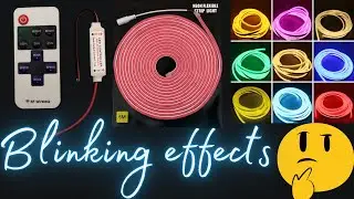 How to add blinking and Dimmer effects in Neon sign | Koshi Electronics | Hindi | Neon led