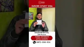 Congratulations Shubham Mittal for Latvia Study Visa. #immigration #studyvisa #studypermit #study