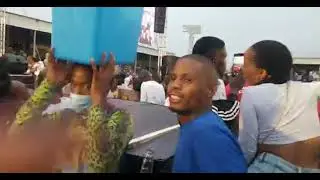 Dr Von performing at Makhadzi one woman show