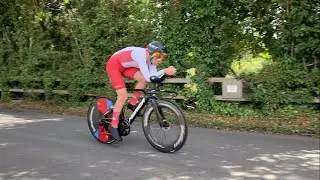 Commonwealth Games 2022 cyclist time trials wave 1 men - Cotwall End Road
