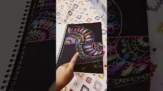 rainbow scratch paper note