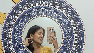 MANDALA MIRROR ART  EASY DIY