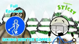 The Adventure of Sticky | Skiing Winter Games | Full Short | NEW EPISODES! Weekdays on Nickelodeon